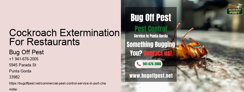 Cockroach Extermination For Restaurants