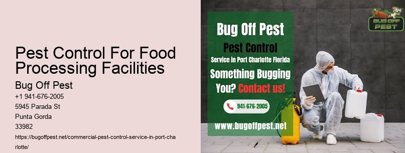 Pest Control For Food Processing Facilities