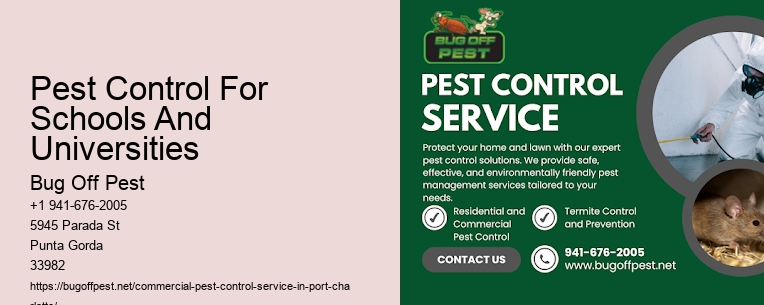 Pest Control For Schools And Universities