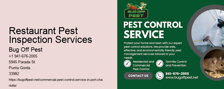 Restaurant Pest Inspection Services
