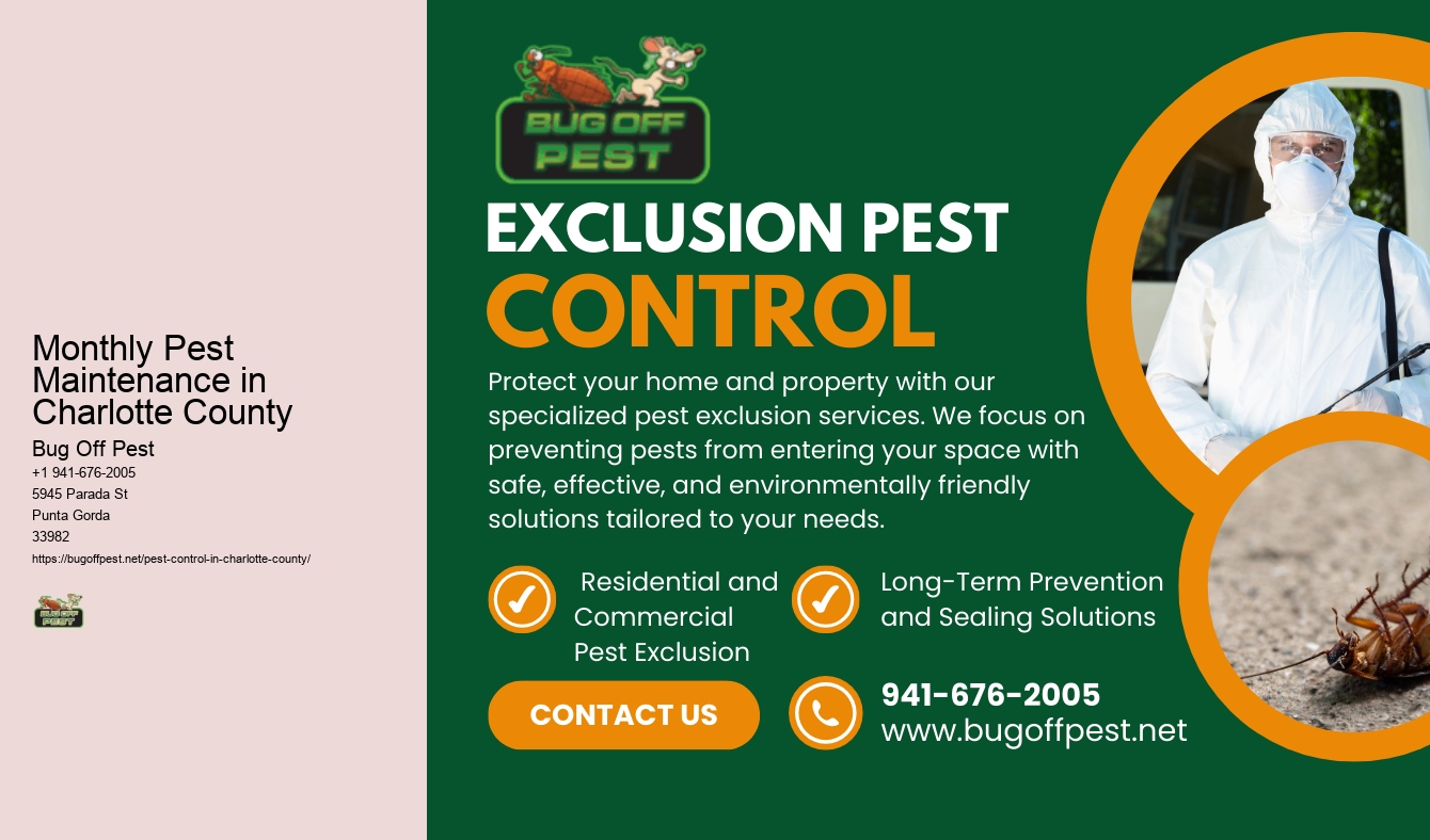 Monthly Pest Maintenance in Charlotte County